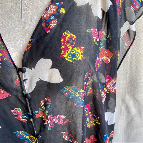Victoria Secret Vintage 90s Butterfly Duster Robe - Picture 3 of 8